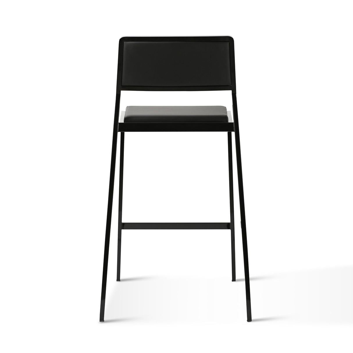 Gale Performance Vegan Leather Stackable Stool - Set of 2 by TOV Furniture at Eve Furniture
