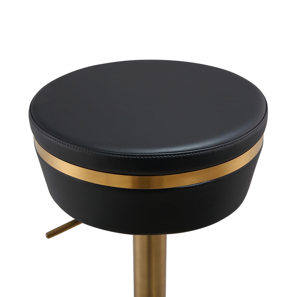 Astro Performance Vegan Leather Adjustable Stool by TOV Furniture at Eve Furniture