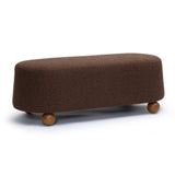 Jaine Boucle Large Ottoman by TOV Furniture at Eve Furniture