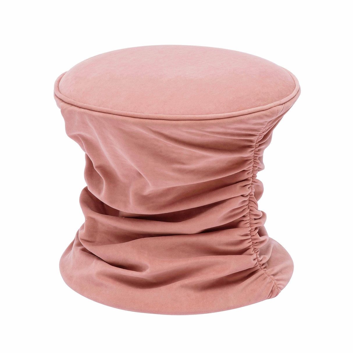 Bounce Ruched Velvet Adjustable Ottoman by TOV Furniture at Eve Furniture