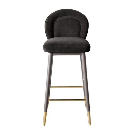 Hailey Velvet Stool by TOV Furniture at Eve Furniture