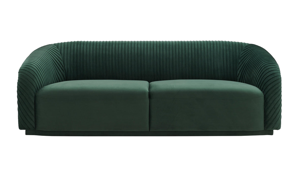 Yara Pleated Velvet Sofa by Inspire Me! Home Decor by TOV Furniture at Eve Furniture
