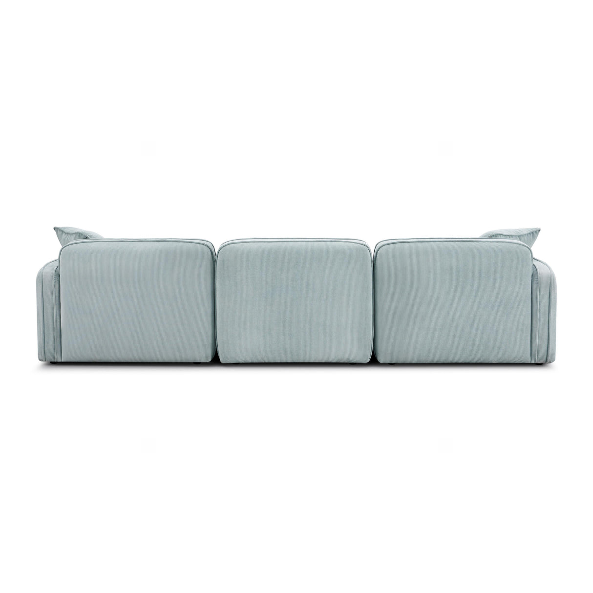 Travie Performance Corduroy Velvet 4-Piece Modular Sectional by TOV Furniture at Eve Furniture