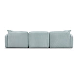 Travie Performance Corduroy Velvet 4-Piece Modular Sectional by TOV Furniture at Eve Furniture