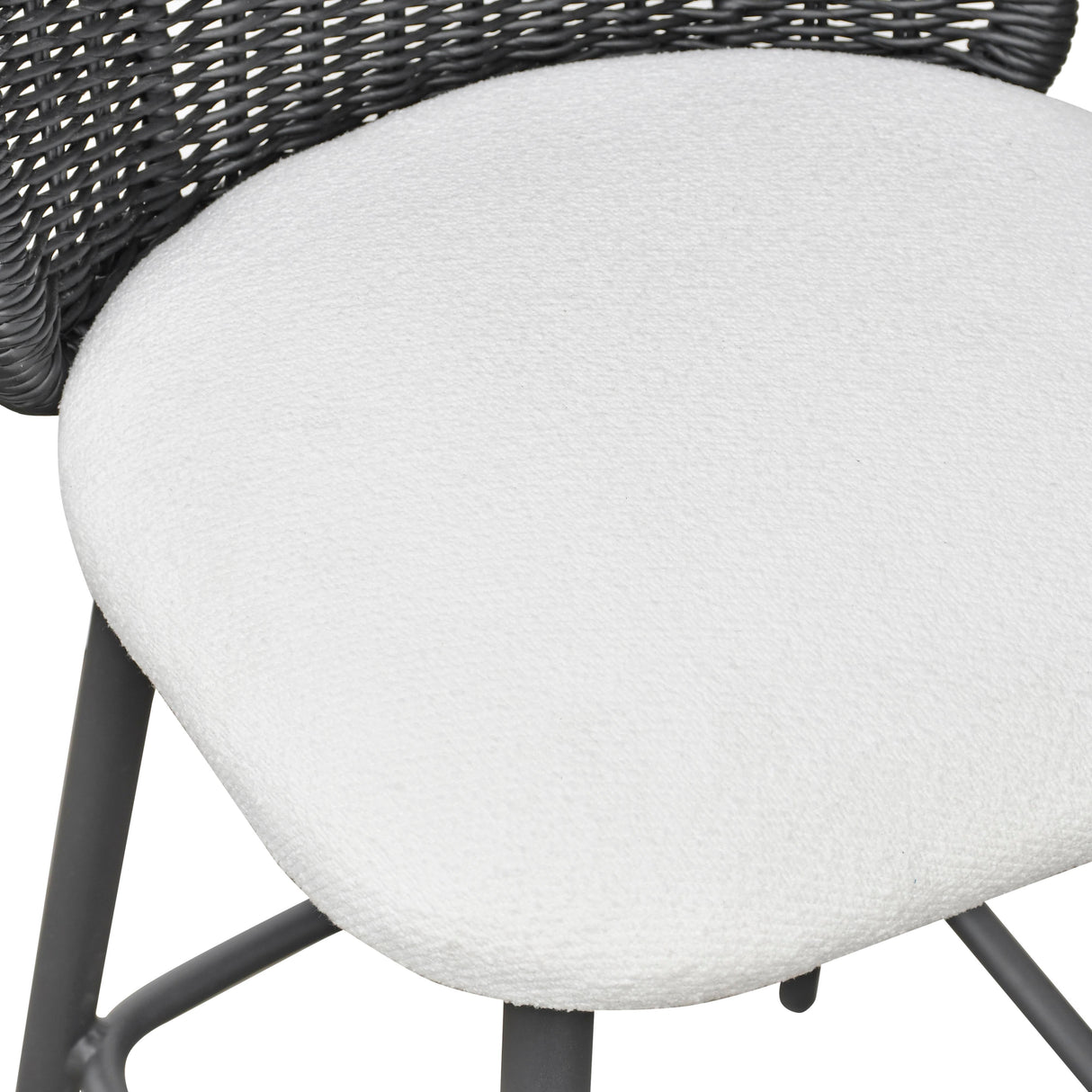 Alexa Performance Fabric Outdoor Stool by TOV Furniture at Eve Furniture