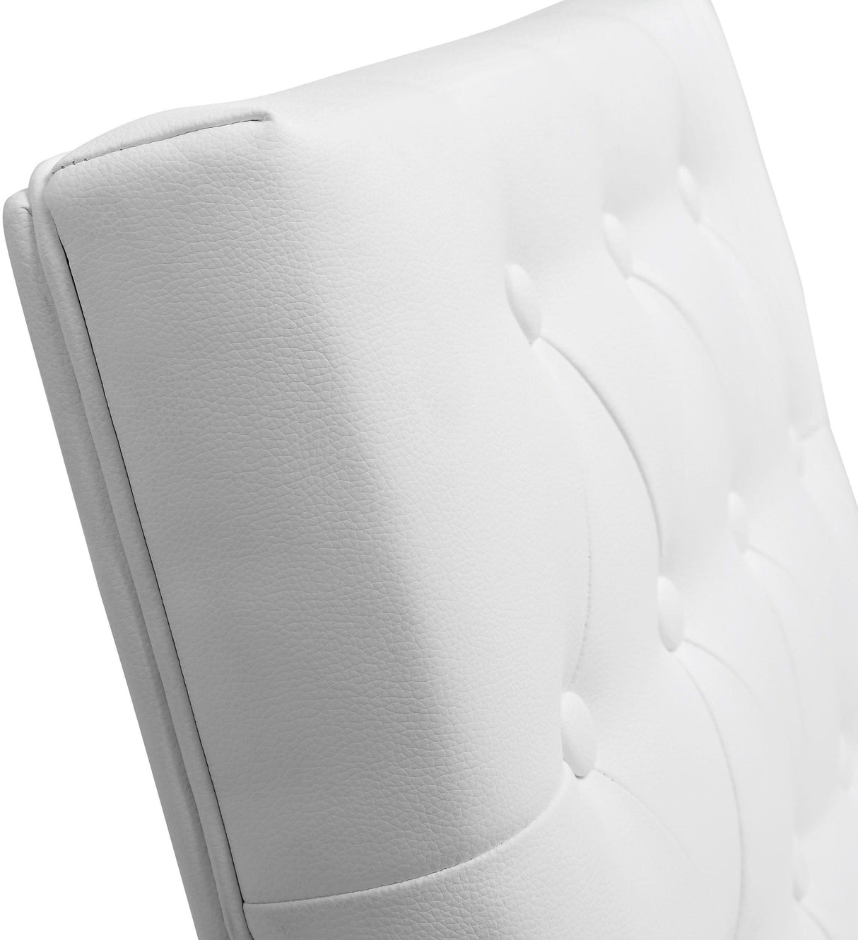 Helsinki White Performance Vegan Leather Stool - Set of 2 by TOV Furniture at Eve Furniture