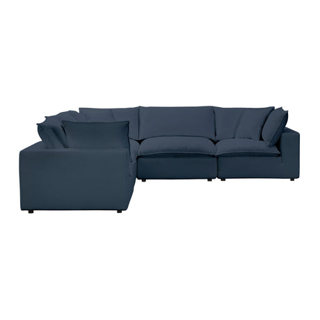 Cali Performance Fabric Modular 5-Piece L-Sectional by TOV Furniture at Eve Furniture