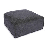 Mindy Chenille Basketweave Ottoman by TOV Furniture at Eve Furniture