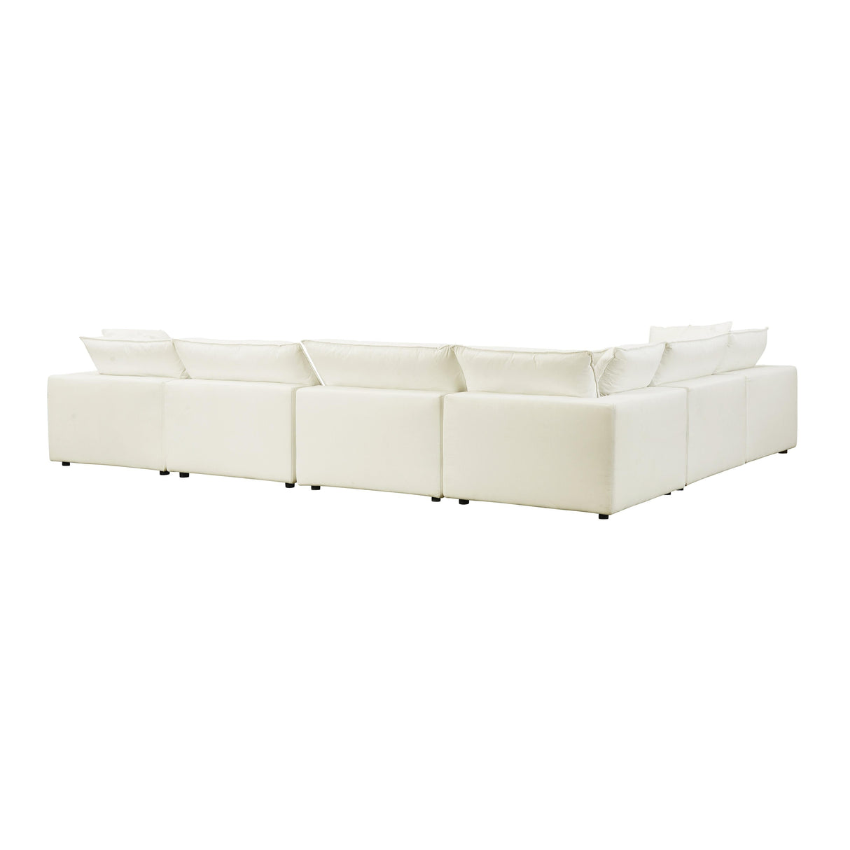 Cali Performance Fabric Modular 7-Piece Large Chaise Sectional by TOV Furniture at Eve Furniture