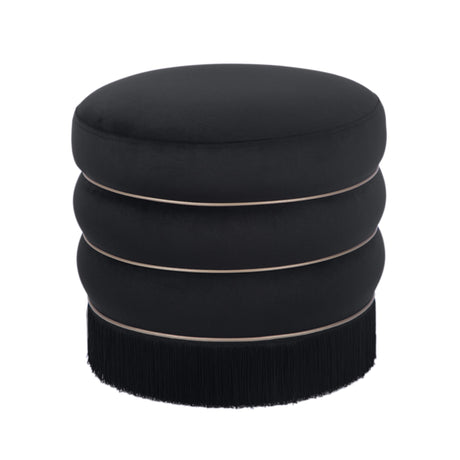 Lakka Velvet Ottoman by TOV Furniture at Eve Furniture
