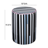 Taurus Ceramic Indoor/Outdoor Stool by TOV Furniture at Eve Furniture