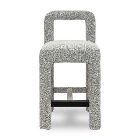 Hazel Boucle Counter Stool by TOV Furniture at Eve Furniture