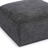 Mindy Chenille Basketweave Ottoman by TOV Furniture at Eve Furniture