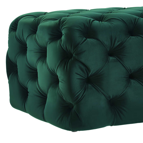 Kaylee Velvet Ottoman by TOV Furniture at Eve Furniture