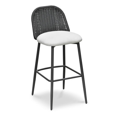 Alexa Performance Fabric Outdoor Stool by TOV Furniture at Eve Furniture