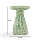 Halio Shell Side Table by TOV Furniture at Eve Furniture