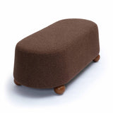 Jaine Boucle Large Ottoman by TOV Furniture at Eve Furniture