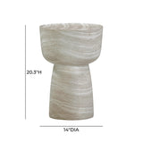 Charra Indoor/Outdoor Side Table by TOV Furniture at Eve Furniture