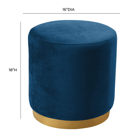 Opal Velvet Ottoman by TOV Furniture at Eve Furniture