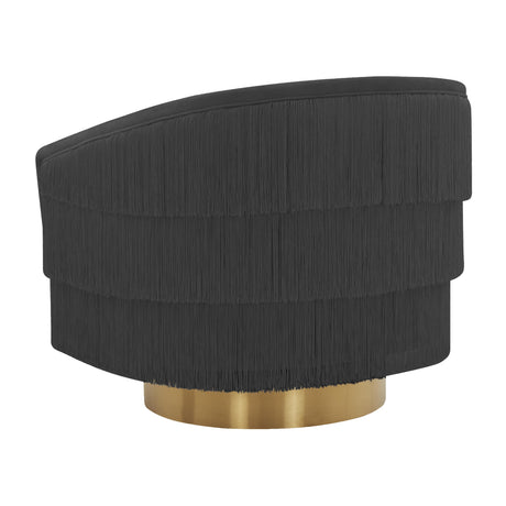 Flapper Velvet Swivel Chair by TOV Furniture at Eve Furniture