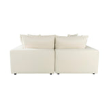 Cali Performance Fabric Modular Loveseat by TOV Furniture at Eve Furniture