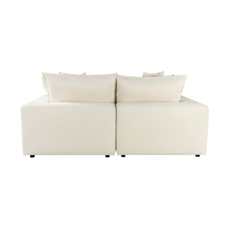 Cali Performance Fabric Modular Loveseat by TOV Furniture at Eve Furniture