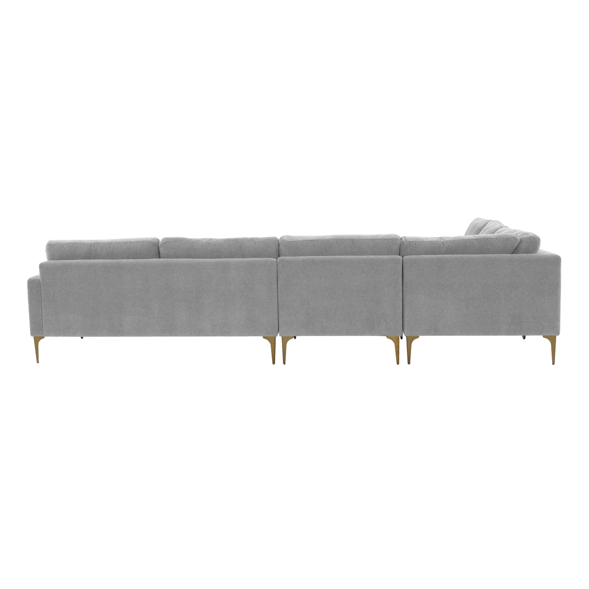 Serena Velvet Large L-Sectional by TOV Furniture at Eve Furniture