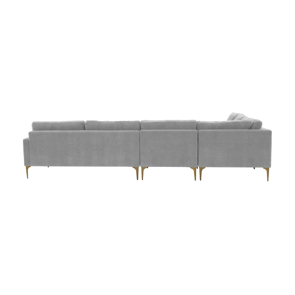 Serena Velvet Large L-Sectional by TOV Furniture at Eve Furniture