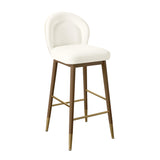Hailey Velvet Stool by TOV Furniture at Eve Furniture