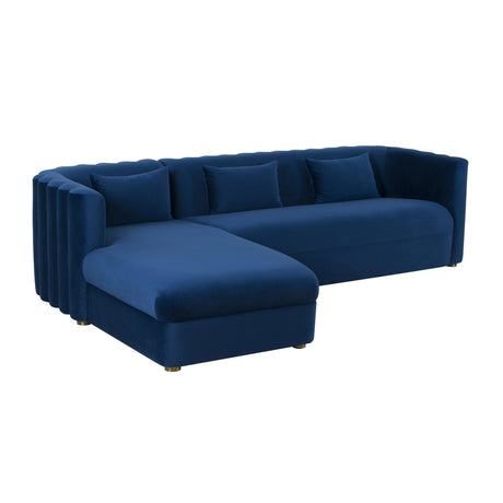 Callie Velvet Sectional by TOV Furniture at Eve Furniture