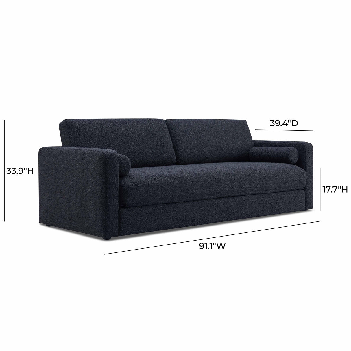 Ryan Boucle Sofa Bed by TOV Furniture at Eve Furniture