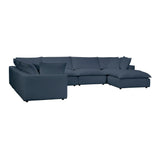 Cali Performance Fabric Modular 7-Piece Large Chaise Sectional by TOV Furniture at Eve Furniture