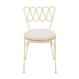 Erica Wrought Iron Outdoor Chair by TOV Furniture at Eve Furniture