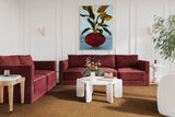 Willow Velvet Modular Loveseat by TOV Furniture at Eve Furniture