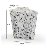 Slab Terrazzo Indoor/Outdoor Side Table by TOV Furniture at Eve Furniture