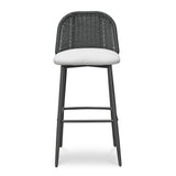 Alexa Performance Fabric Outdoor Stool by TOV Furniture at Eve Furniture