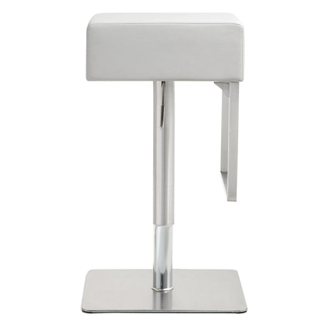 Seville Performance Vegan Leather Adjustable Stool by TOV Furniture at Eve Furniture