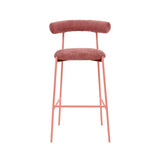 Liliana Performance Velvet Stool by TOV Furniture at Eve Furniture