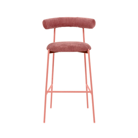 Liliana Performance Velvet Stool by TOV Furniture at Eve Furniture