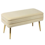 Ziva Velvet Storage Bench by TOV Furniture at Eve Furniture