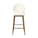 Hailey Velvet Stool by TOV Furniture at Eve Furniture