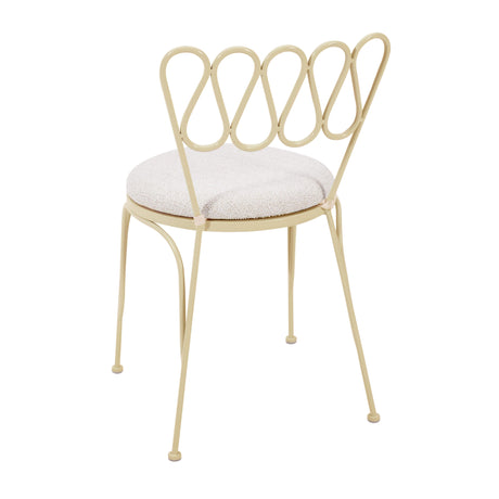 Erica Wrought Iron Outdoor Chair by TOV Furniture at Eve Furniture