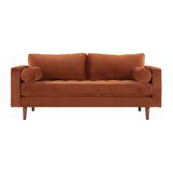 Cave Velvet Loveseat by TOV Furniture at Eve Furniture