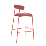 Liliana Performance Velvet Stool by TOV Furniture at Eve Furniture