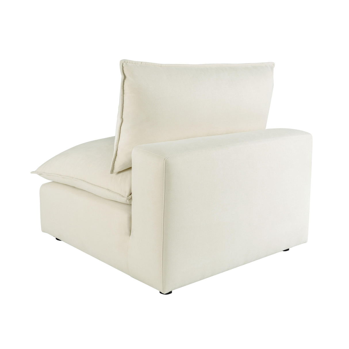 Cali Performance Fabric Modular Armless Chair by TOV Furniture at Eve Furniture