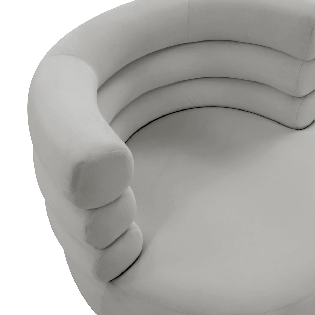 Naomi Velvet Swivel Chair by TOV Furniture at Eve Furniture