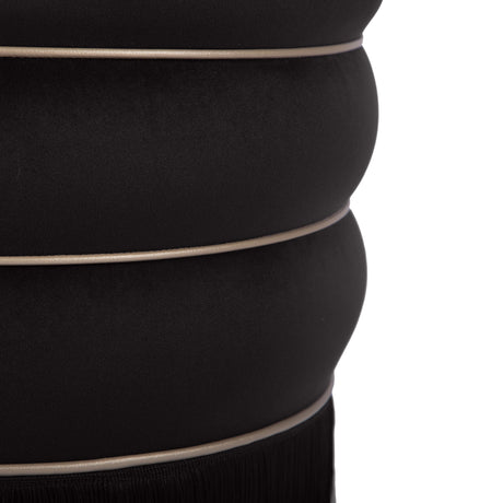 Lakka Velvet Ottoman by TOV Furniture at Eve Furniture