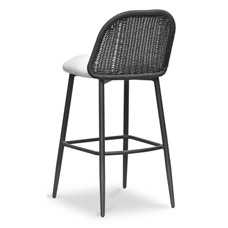 Alexa Performance Fabric Outdoor Stool by TOV Furniture at Eve Furniture