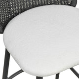 Alexa Performance Fabric Outdoor Stool by TOV Furniture at Eve Furniture