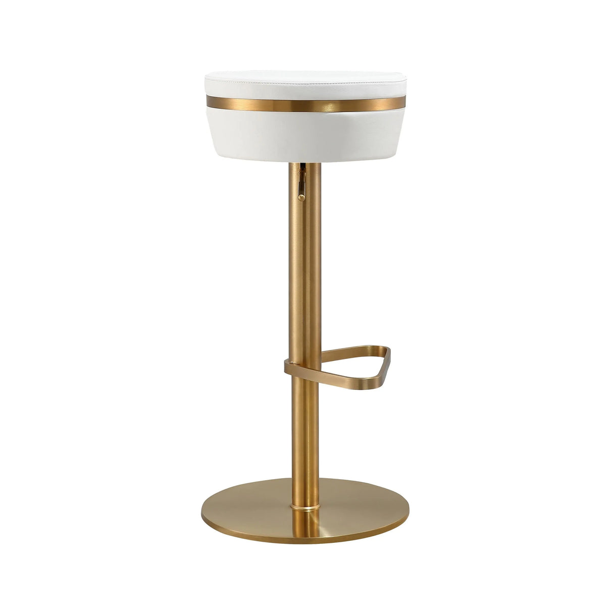 Astro Performance Vegan Leather Adjustable Stool by TOV Furniture at Eve Furniture